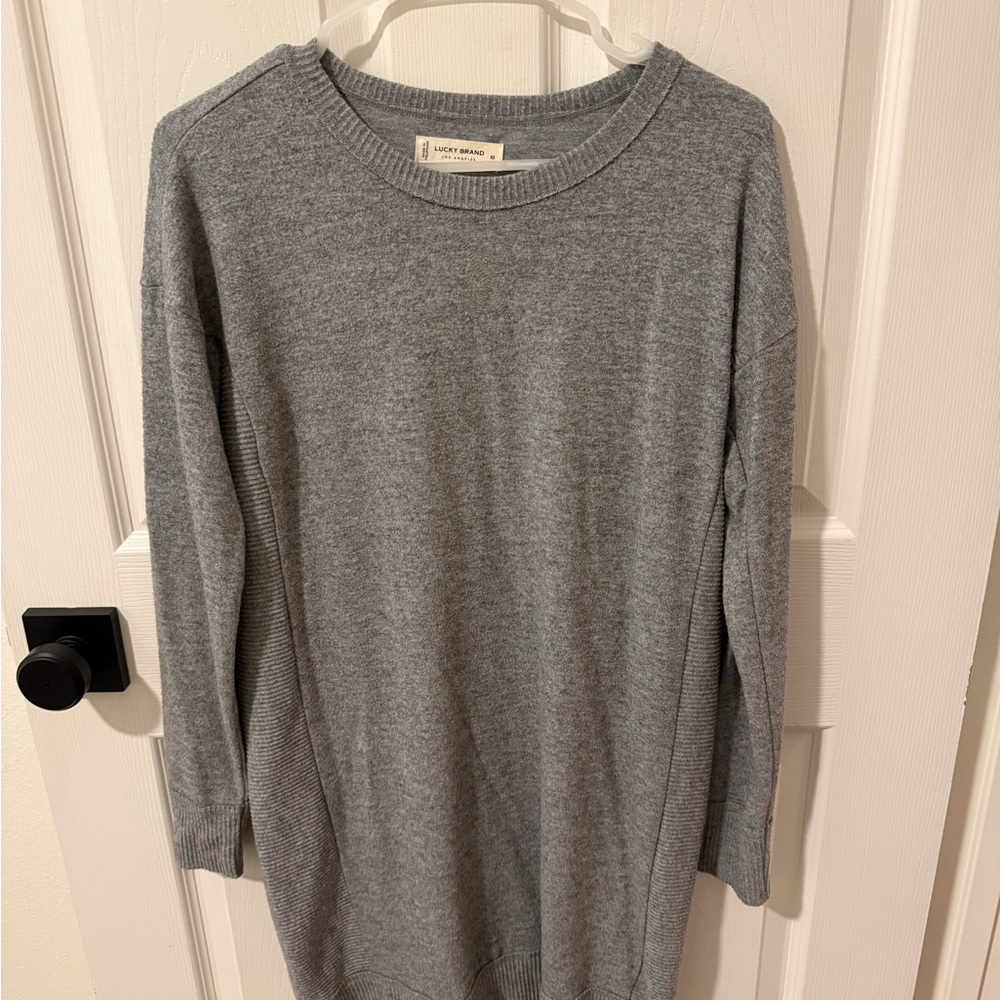 Lucky Brand Gray Women's Shirt Dress